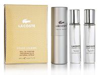 Туалетная вода Lacoste "Pour Femme", 3x20 ml →