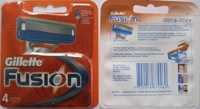 Gillette fusion кассеты 4шт