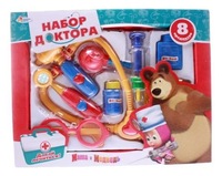 ИГРОВОЙ НАБОР ДОКТОРА "МАША И МЕДВЕДЬ"
