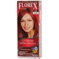 Крем-краска для волос Florex Super (Яркий махагон)