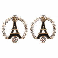 Позолоченные серьги 18K Gold (Арт.126)
