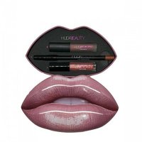 Набор HUDA BEAUTY 3в1 Contour & Strobe Lip Set TRENDSETTER/SNOBBY
