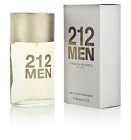 Туалетная вода Carolina Herrera "212 Men", 100 ml (прозрачный флакон)