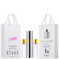 Подарочные наборы 3x15мл Chanel "Allure Homme Sport" 